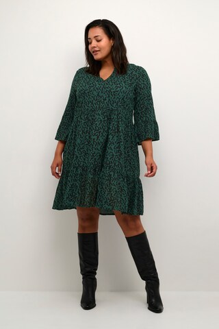 KAFFE CURVE Dress 'Cedina' in Green