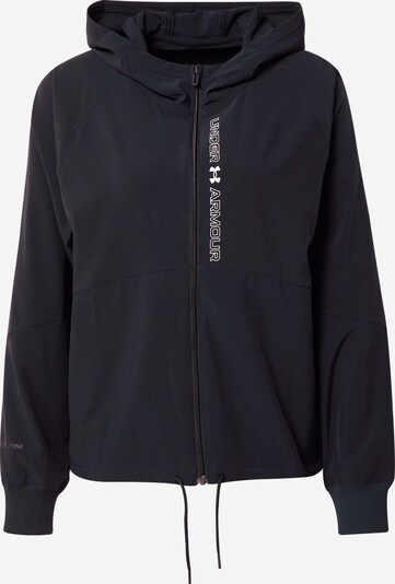 UNDER ARMOUR Sports jacket in Black / White, Item view