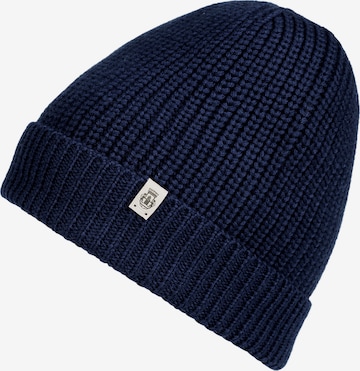 Roeckl Muts 'PURE MERINO' in Blauw: voorkant