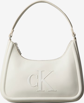 Sac bandoulière Calvin Klein en blanc : devant