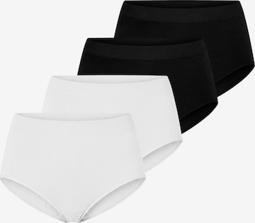 SCHIESSER Slip 'Classic Seamless' in Schwarz: Vorderseite