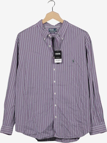 Polo Ralph Lauren Hemd 4XL in Lila: Vorderseite