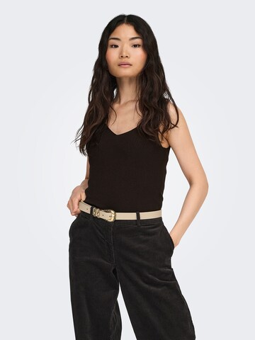 Tops en tricot 'JDYNANNA' JDY en marron : devant