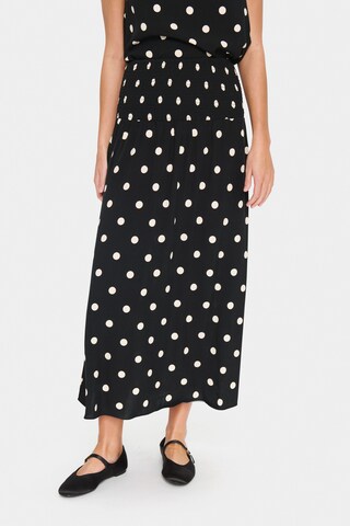 SAINT TROPEZ - Falda 'Gisla' en negro