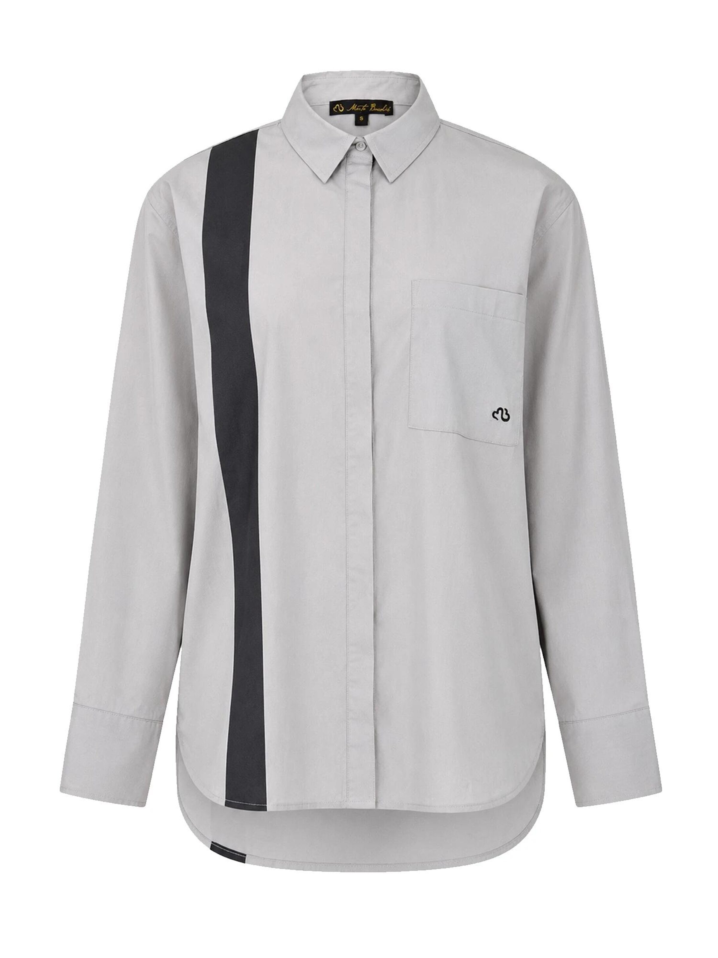 Camicia da donna di MB by Marta Buzolic in grigio: frontale