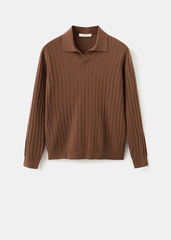 MANGO MAN Pullover 'Cashr' in Braun