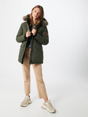 Superdry Winter jacket 'Everest' in Green