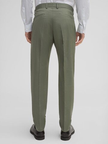 Coupe slim Pantalon à plis 'Maury' STRELLSON en vert