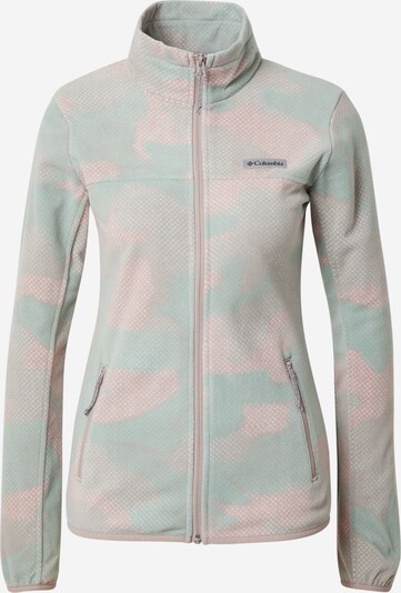 COLUMBIA Sweatjacke 'Ali Peak' in aqua / hellpink, Produktansicht