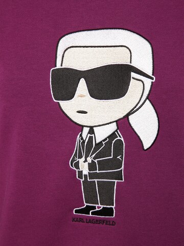 Karl Lagerfeld Sweatshirt in Lila