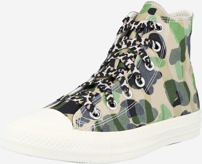 CONVERSE Високи маратонки 'CHUCK TAYLOR ALL STAR' в бежово / зелено / тъмнозелено, Преглед на продукта
