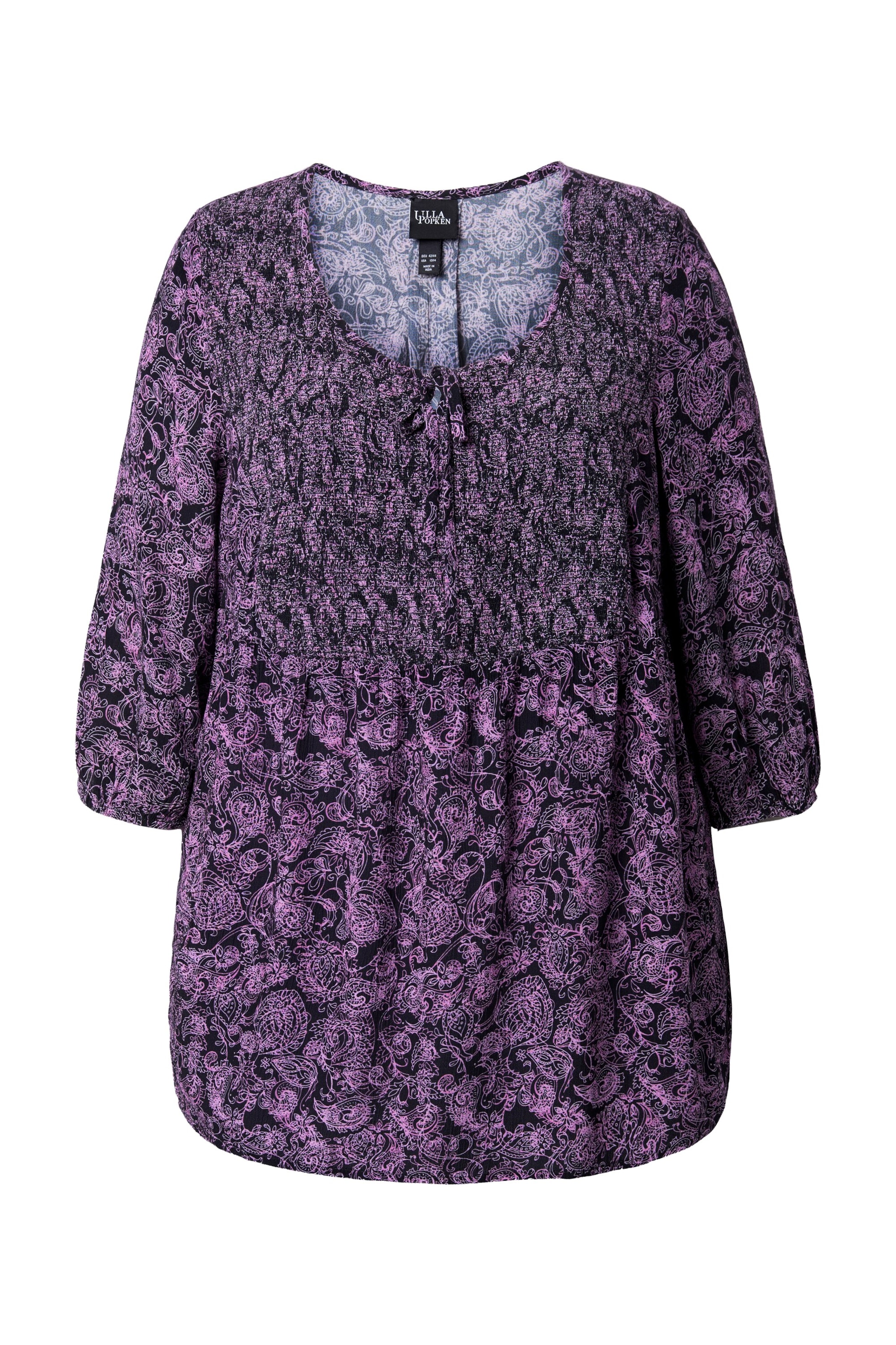 Ulla Popken Blouse in Purple / Black, Item view