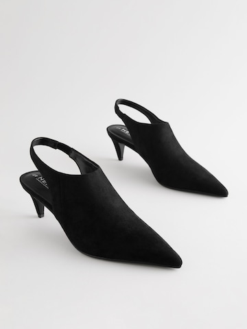 Next Лодочки с открытой пяткой 'Forever Comfort®' в Черный