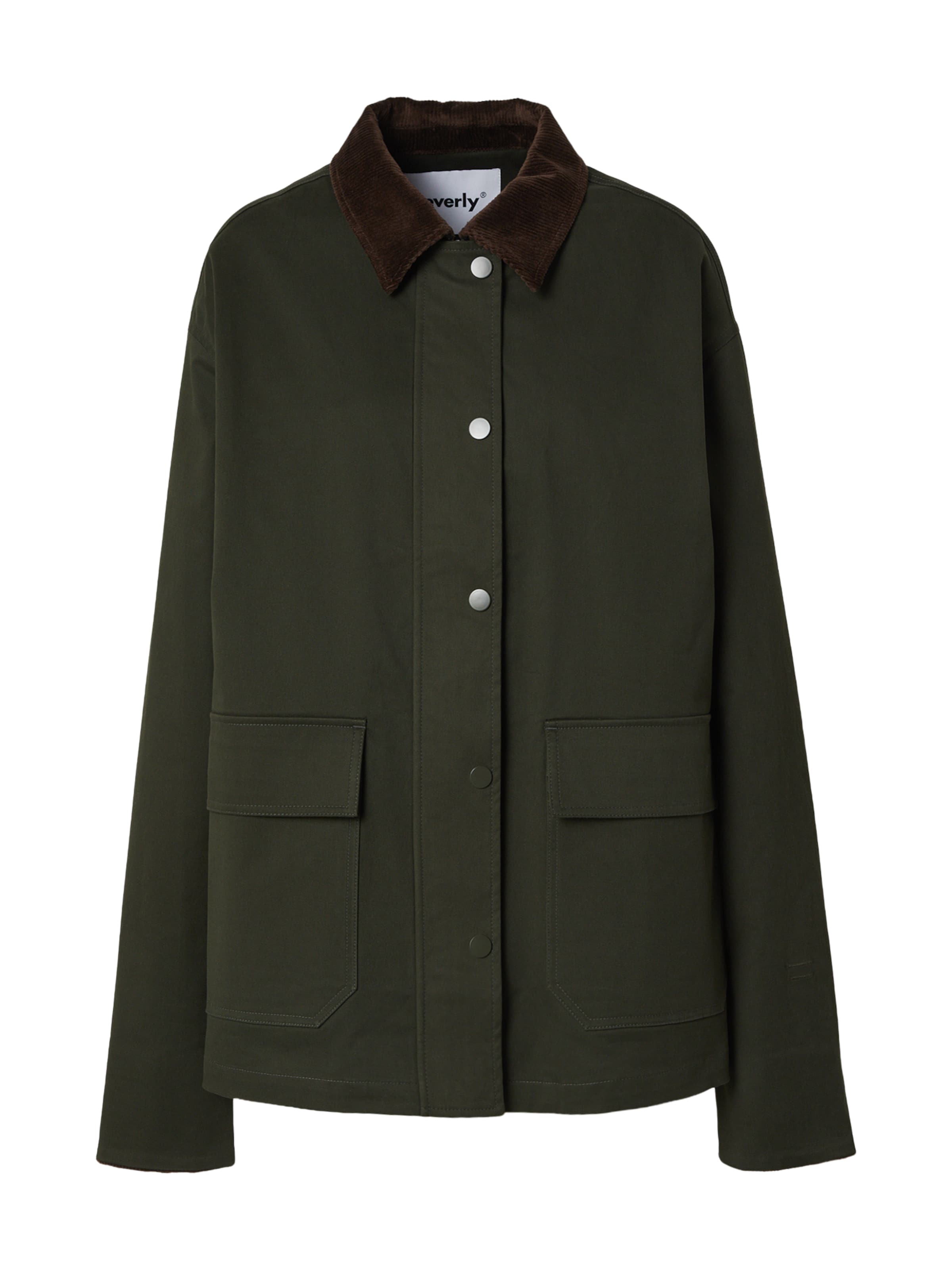 everly® - Chaqueta de entretiempo en verde: frente