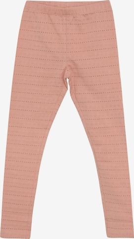 MINYMO Regular Leggings in Pink: front