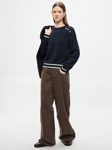 Barbour Sweater 'Avery' in Blue