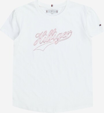 T-Shirt TOMMY HILFIGER en blanc : devant