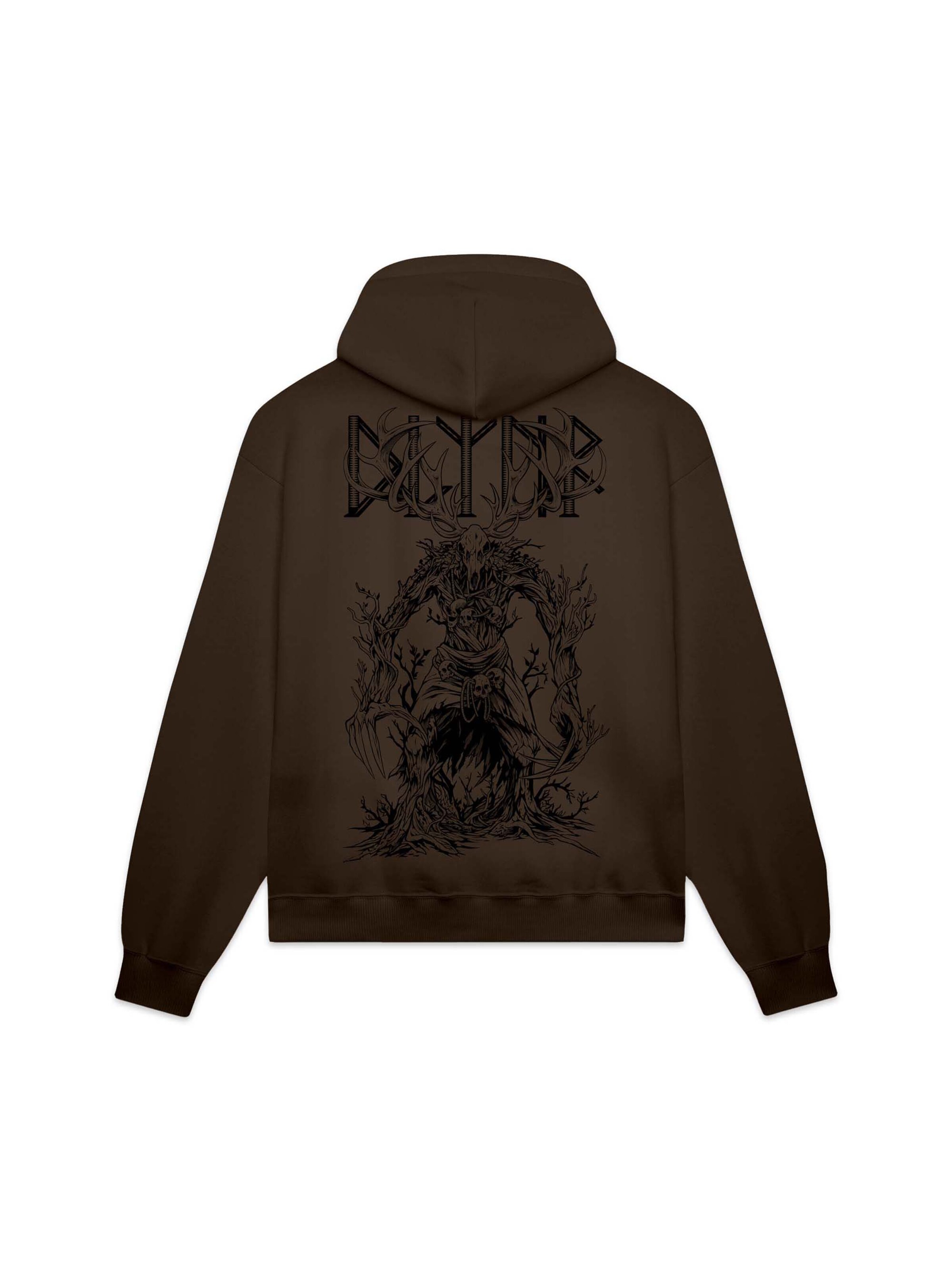 DOLLY NOIRE Sweatshirt 'Leshen' in Braun