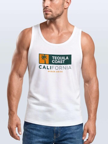 Neverless Shirt 'California'‌‌‌‌‌ in Weiß: Vorderseite