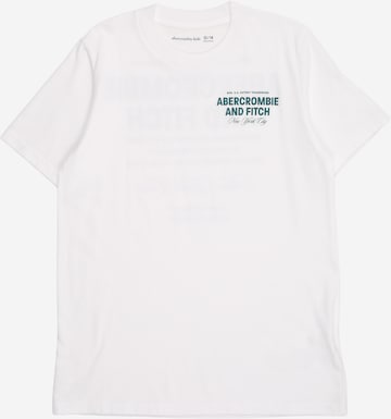 balta Abercrombie & Fitch Marškinėliai 'CITY STACK': priekis