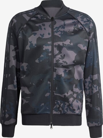 ADIDAS ORIGINALS Sweatvest 'Camo' in Groen: voorkant