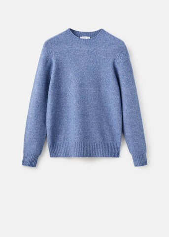 MANGO MAN Pullover 'Lotus' in Blau