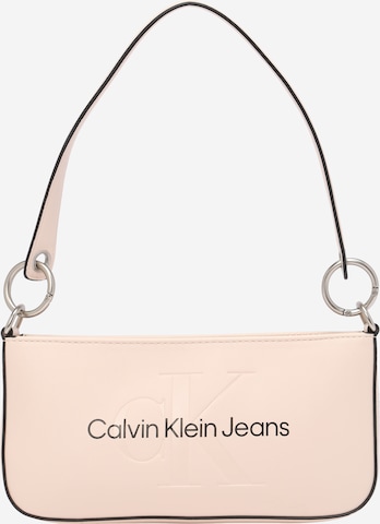 Sac bandoulière Calvin Klein Jeans en rose : devant