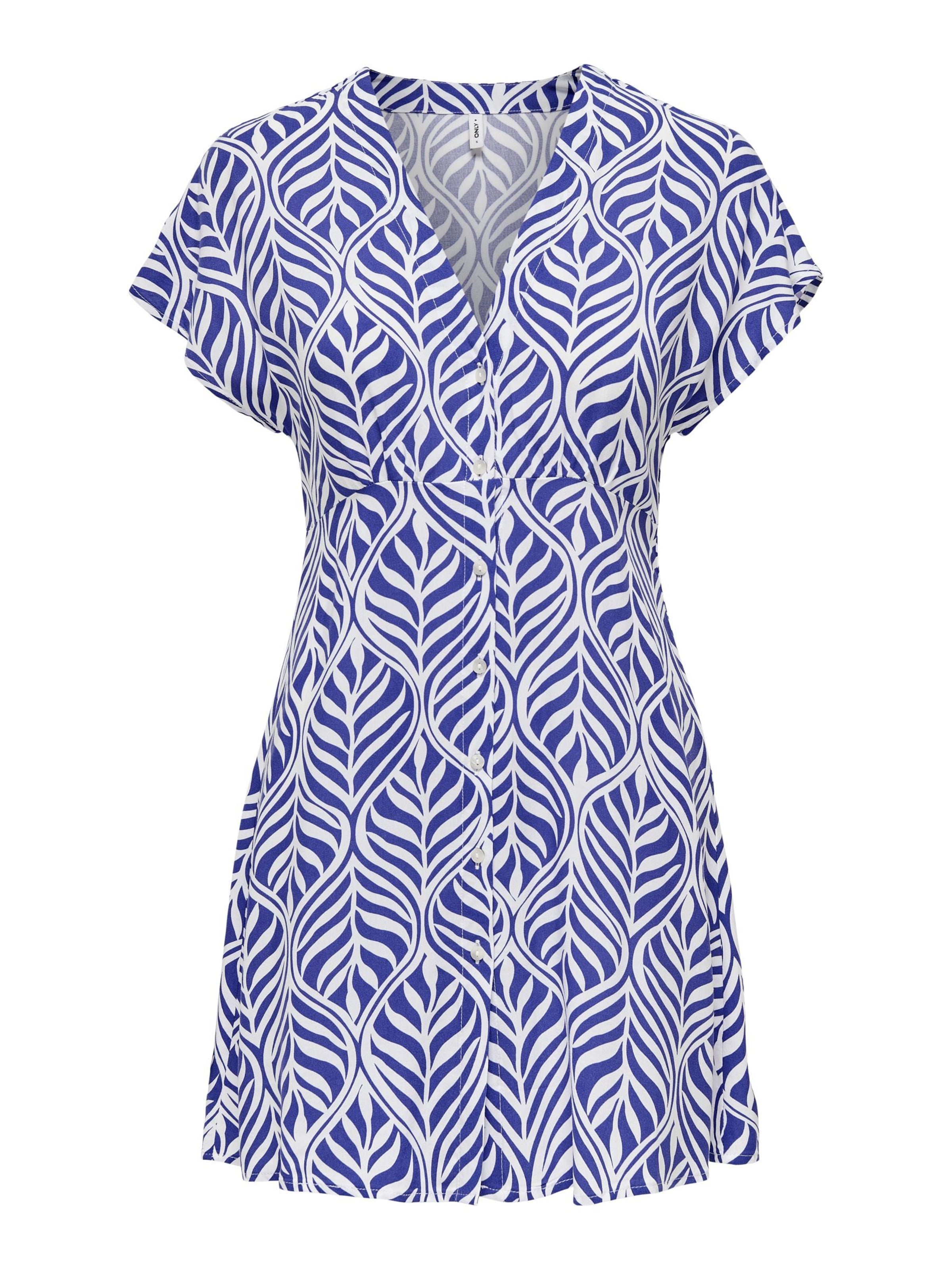 ONLY Blusekjole 'ONLNova' i blå / hvid, Produktvisning