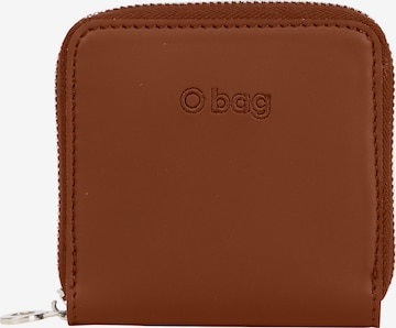 O bag Brieftasche In Widerstandsfähiges, Flexibles, Wasserdichtes Schaumkunststoffmaterial Komplett Mit Reißverschluss Aus Gummiertem Stoff O half wally in Braun: Vorderseite