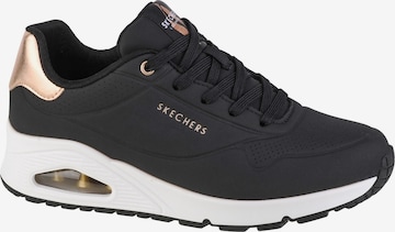 Baskets basses 'Uno-Golden Air' SKECHERS en noir : devant
