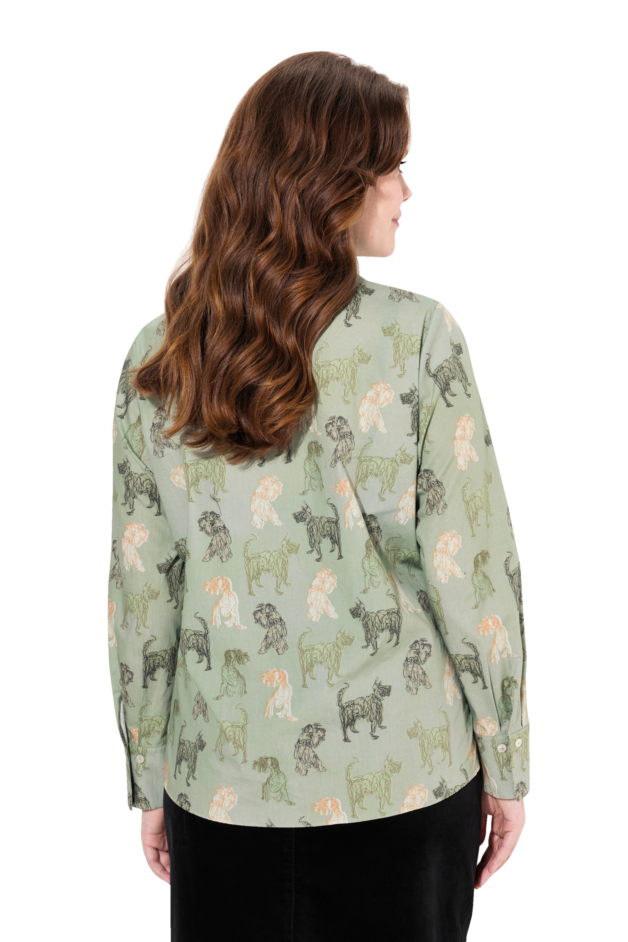 Ulla Popken Bluse in Grün