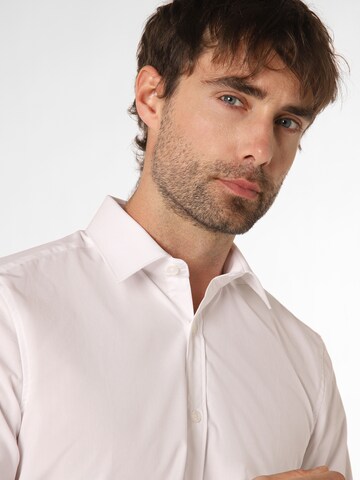 Finshley & Harding Slim Fit Hemd in Weiß