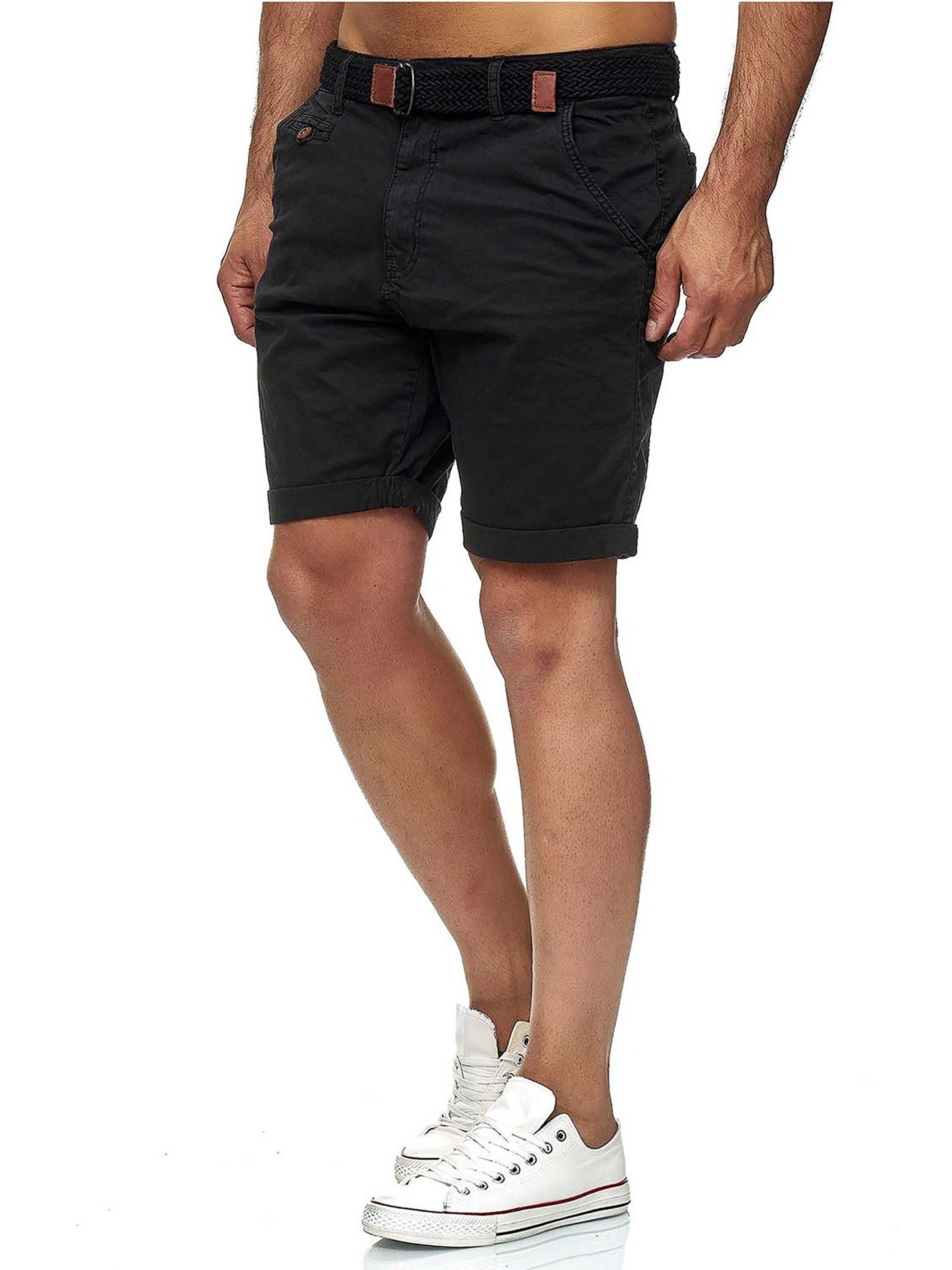 INDICODE Regular Pants 'Indicode Conor' in Black