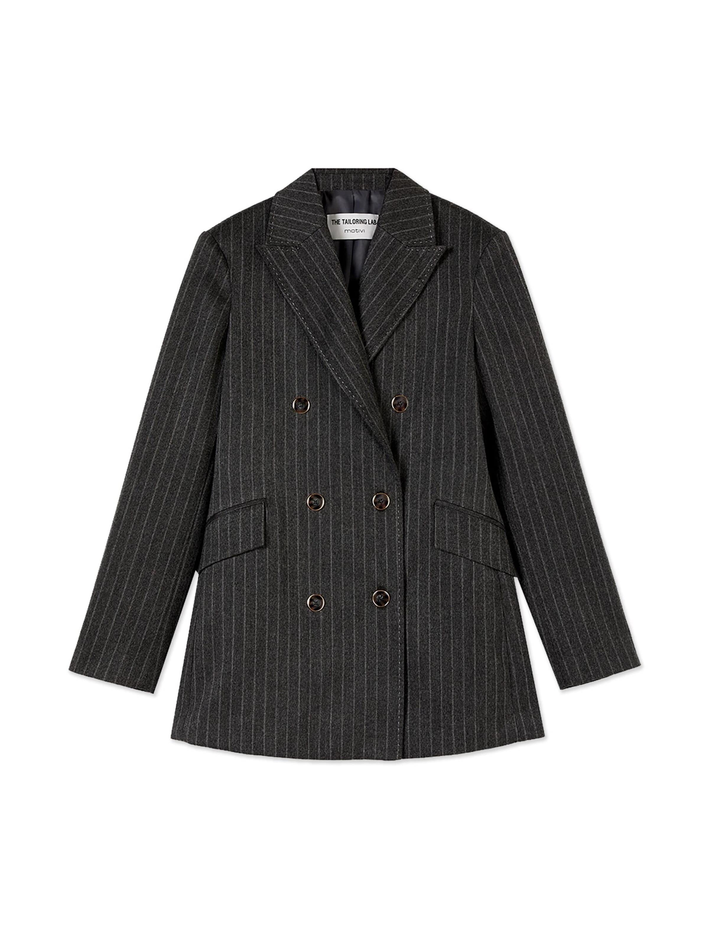 MOTIVI Between-season jacket in Grey: front
