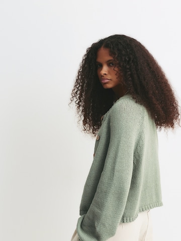 Cardigan Pull&Bear en vert
