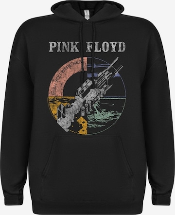 Sweat-shirt 'Pink Floyd Wish you were Hoodie Kapuzenpullover' Pink Floyd en noir : devant