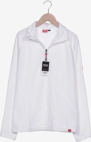 Engelbert Strauss Sweatshirt & Zip-Up Hoodie in S in White: front