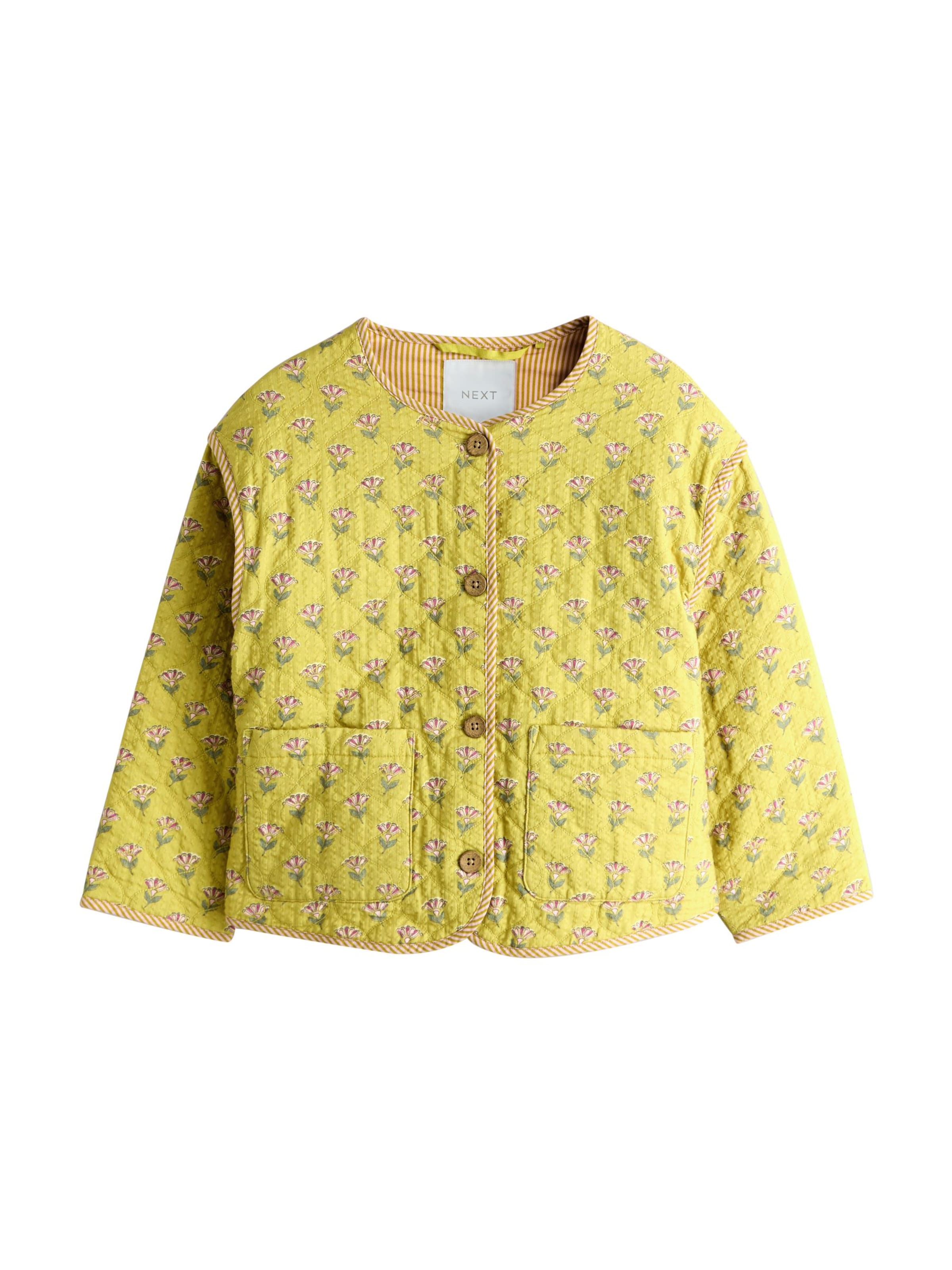 Next Přechodná bunda – žlutá: přední strana