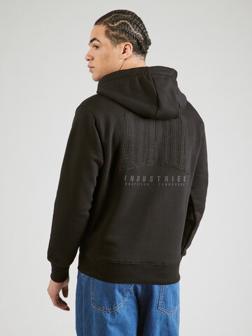 ALPHA INDUSTRIES Dressipluus 'Coach', värv must: eest vaates
