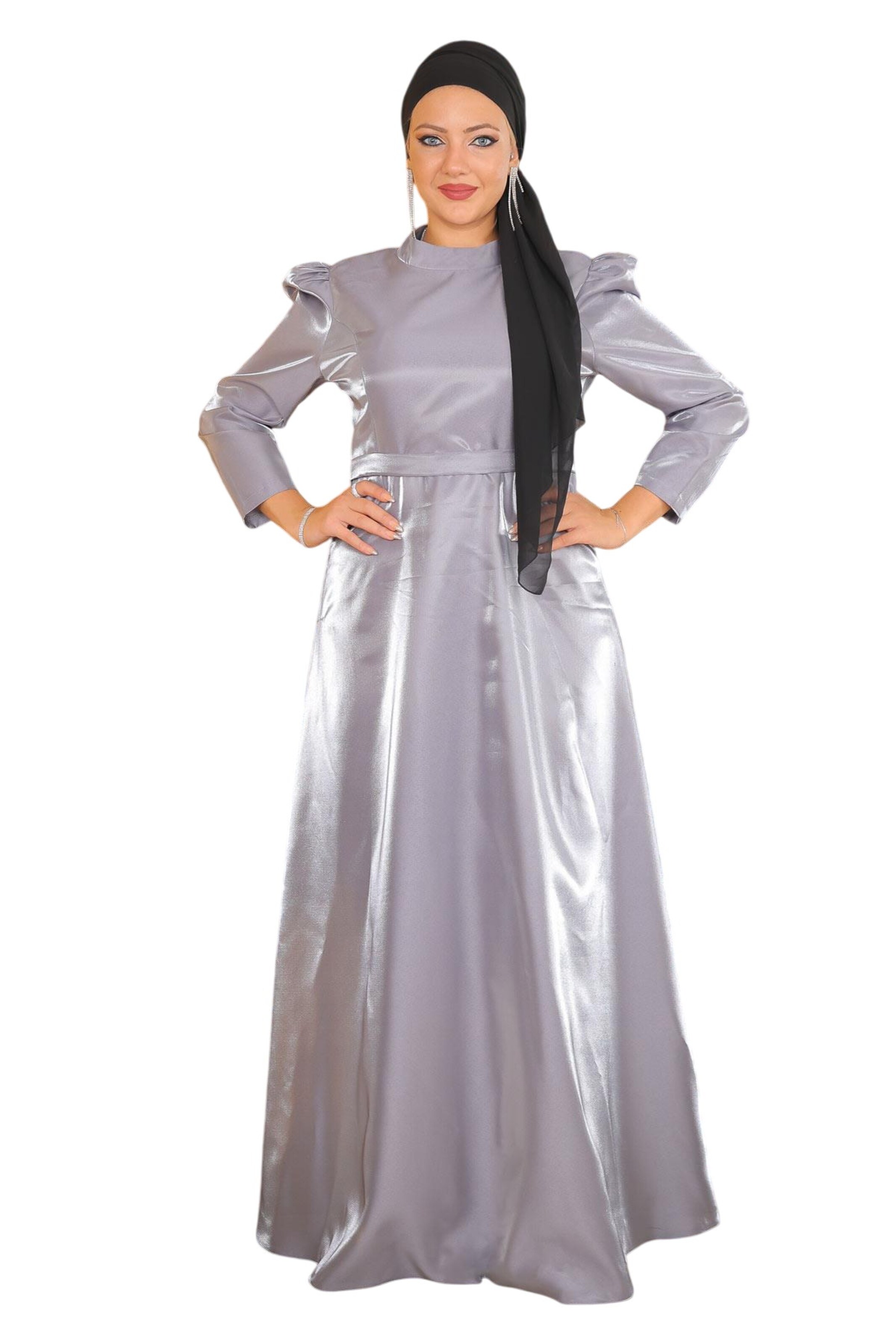 MODAMIHRAM Avondjurk in Grijs