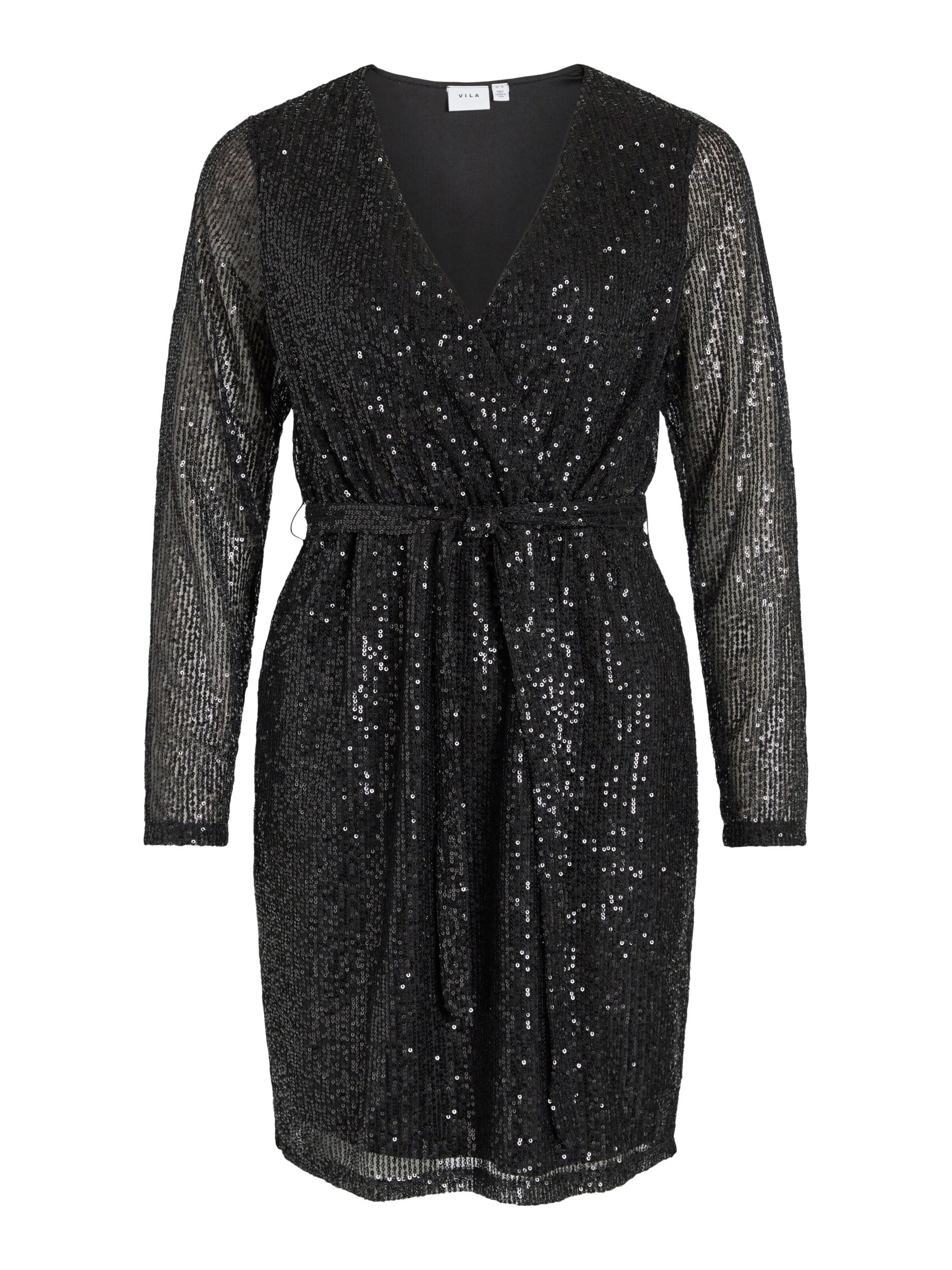 VILA Coctailkjole i sort: forside