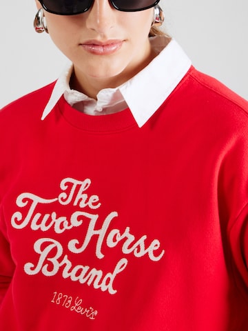 LEVI'S ® Sweatshirt 'HERITAGE' in Red