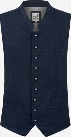 STOCKERPOINT Klederdracht gilet in Blauw: voorkant