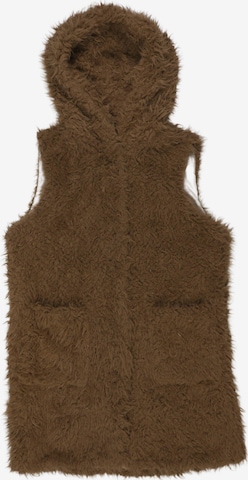 Amber & June Weste M in Braun: Vorderseite