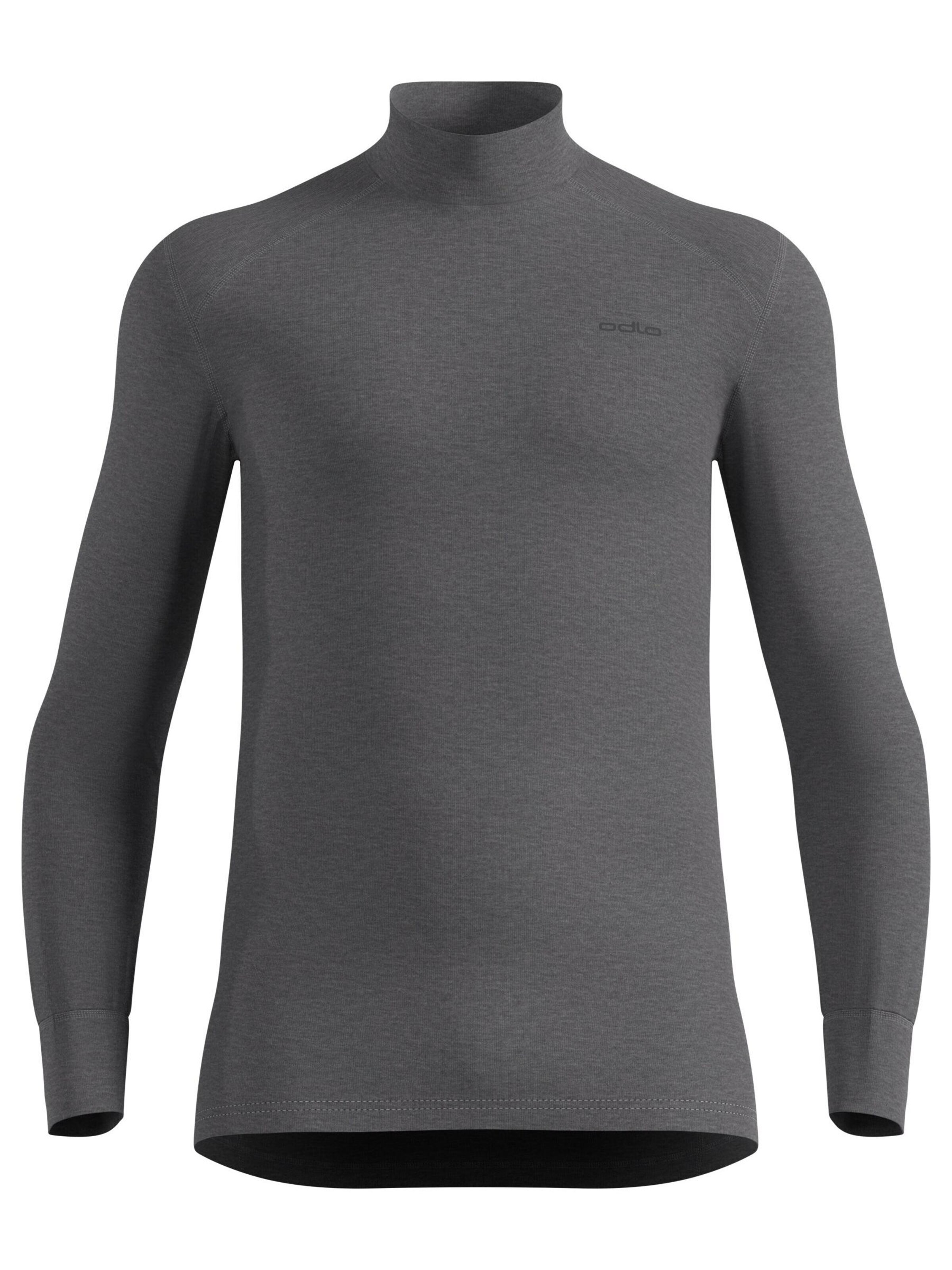 Base layer 'ACTIVE WARM' di ODLO in grigio: frontale