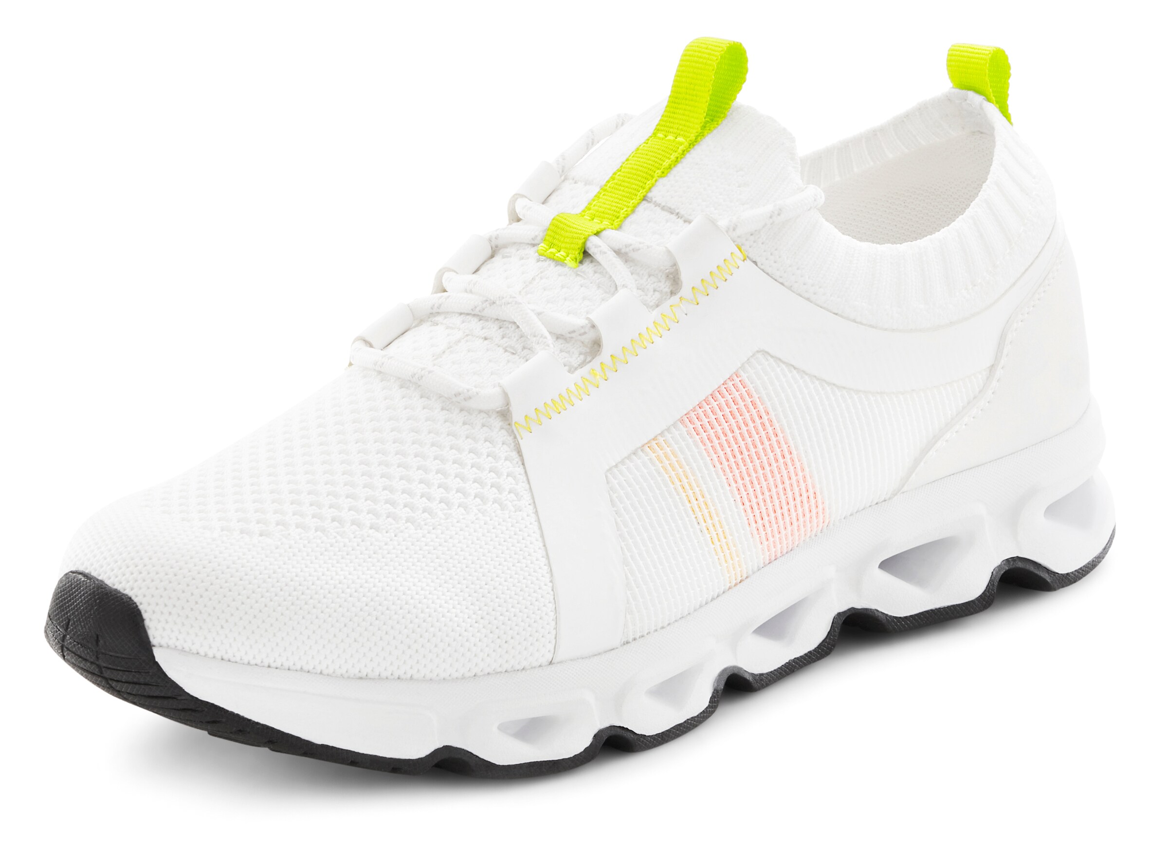 JOHN DEVIN Slip-Ons in White: front