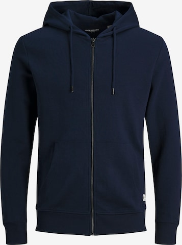 Jack & Jones Plus Sweatjakke i blå: forside