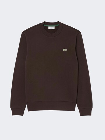 Felpa di LACOSTE in marrone