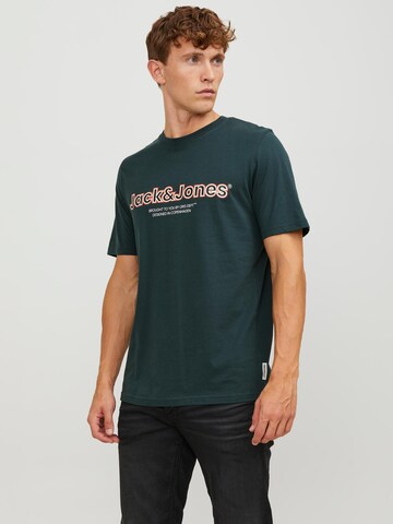 JACK & JONES Bluser & t-shirts 'LAKEWOOD' i grøn: forside