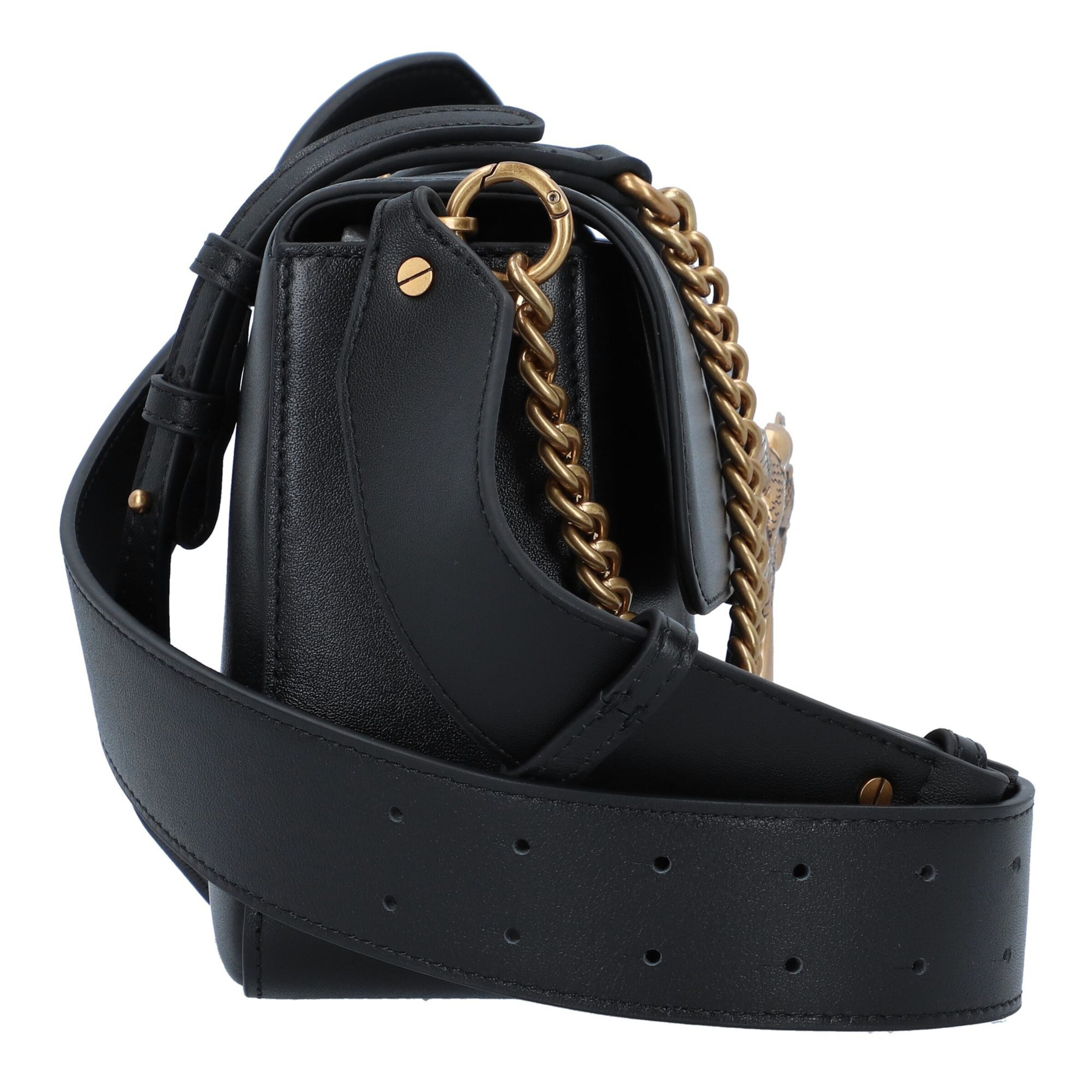 PINKO Crossbody Bag 'Love One Classic' in Black